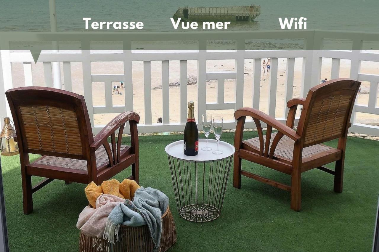 Appartement De Standing - Avec Terrasse Et Vue Mer Arromanches-les-Bains Ngoại thất bức ảnh