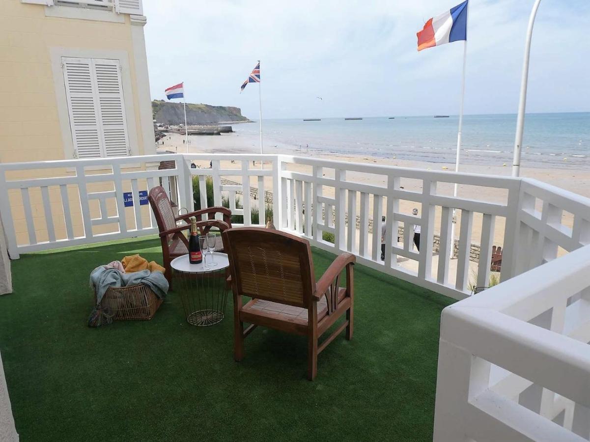 Appartement De Standing - Avec Terrasse Et Vue Mer Arromanches-les-Bains Ngoại thất bức ảnh