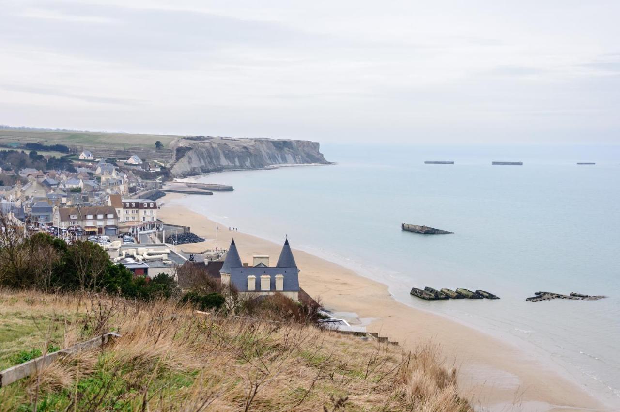 Appartement De Standing - Avec Terrasse Et Vue Mer Arromanches-les-Bains Ngoại thất bức ảnh