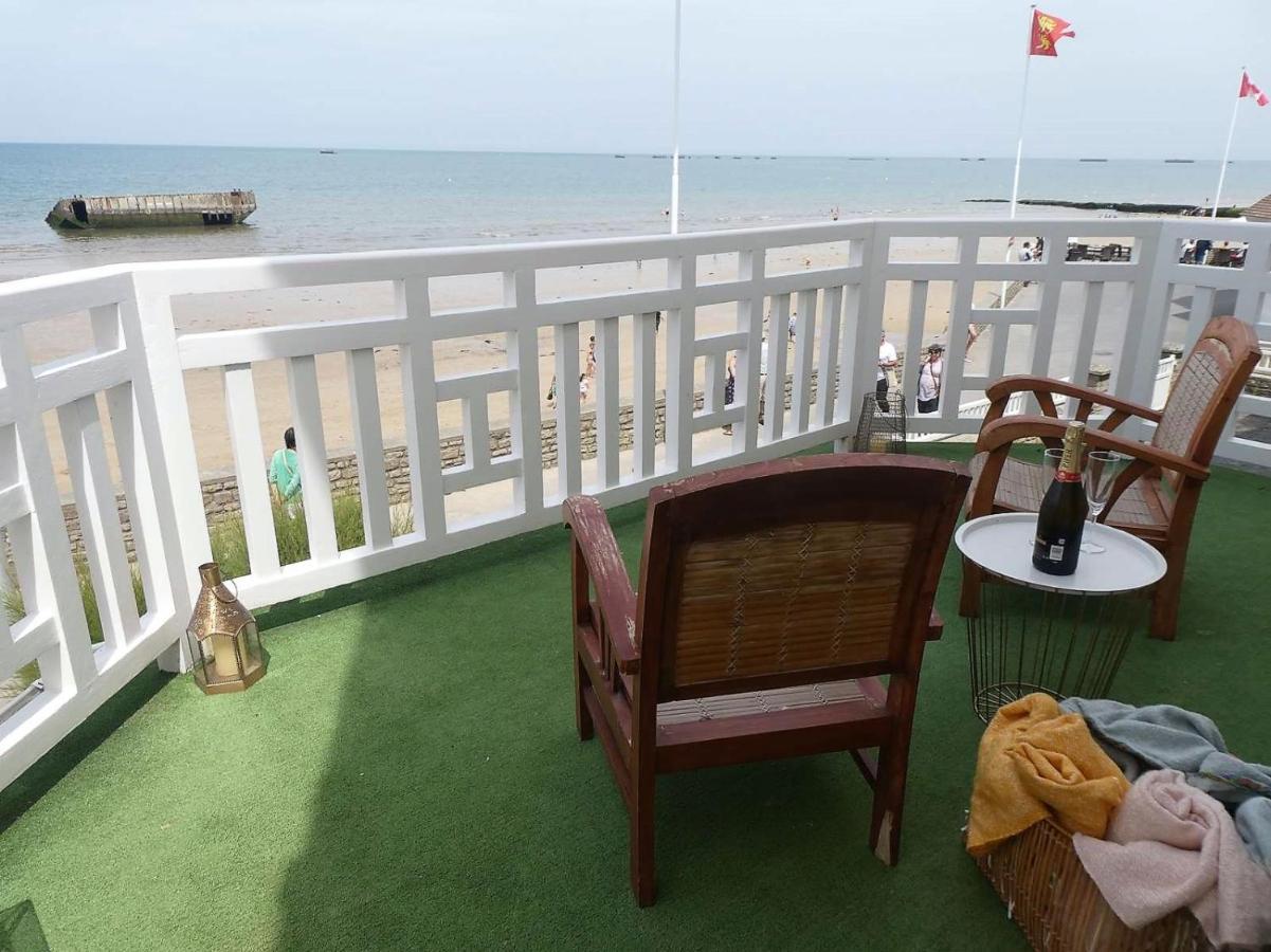 Appartement De Standing - Avec Terrasse Et Vue Mer Arromanches-les-Bains Ngoại thất bức ảnh