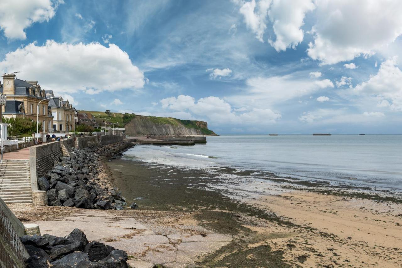 Appartement De Standing - Avec Terrasse Et Vue Mer Arromanches-les-Bains Ngoại thất bức ảnh